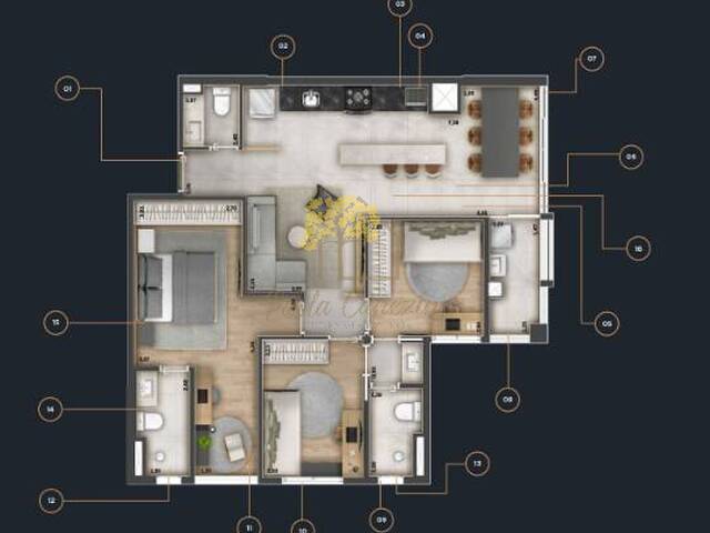 Apartamento para Venda em São José dos Campos - 2