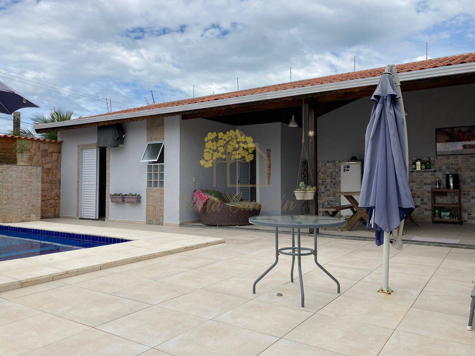 Cibratel 2 - casa com piscina e edícula - nova ampla e arejada