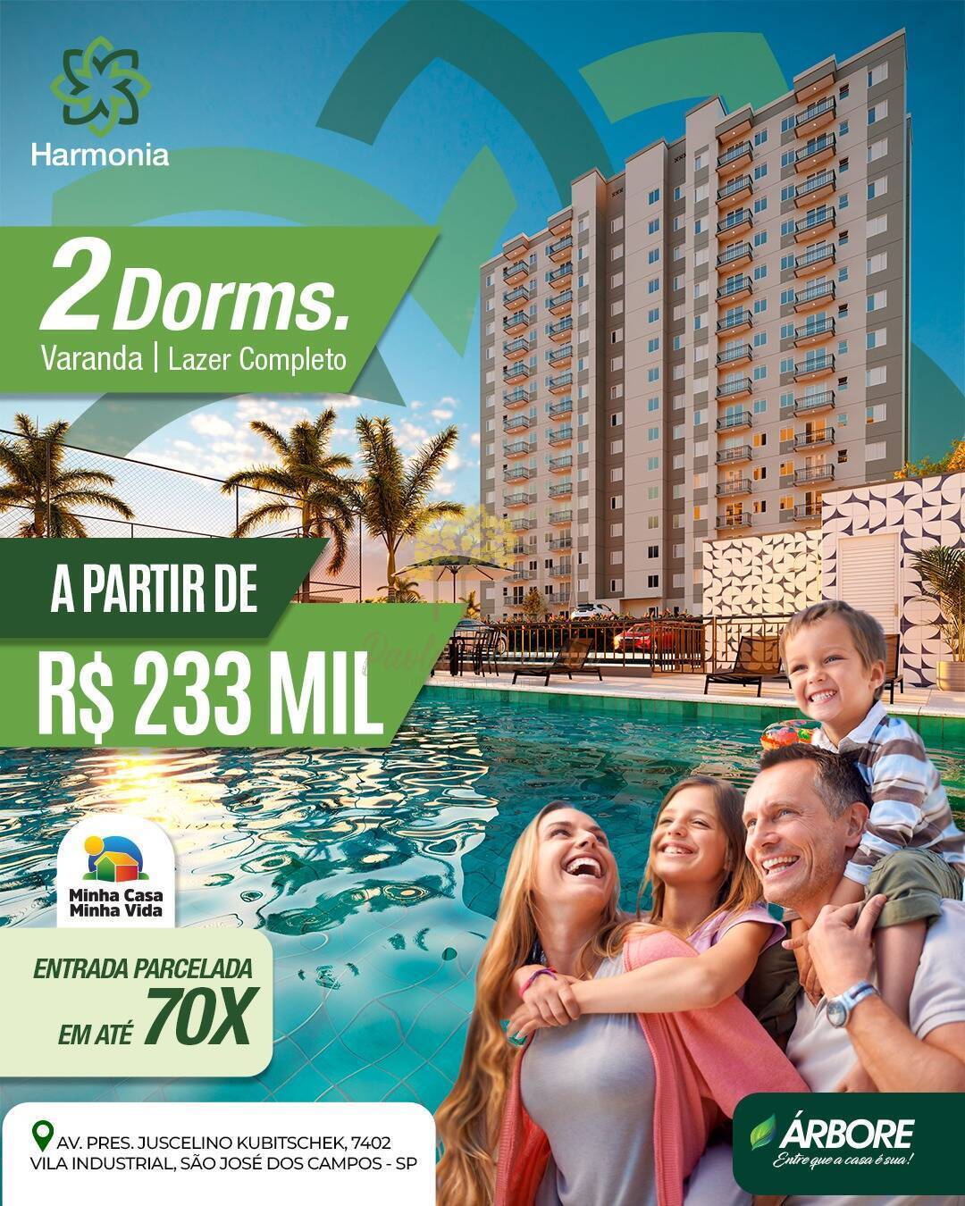 Região da Vila Industrial - Apartamentos Minha Casa Minha Vida